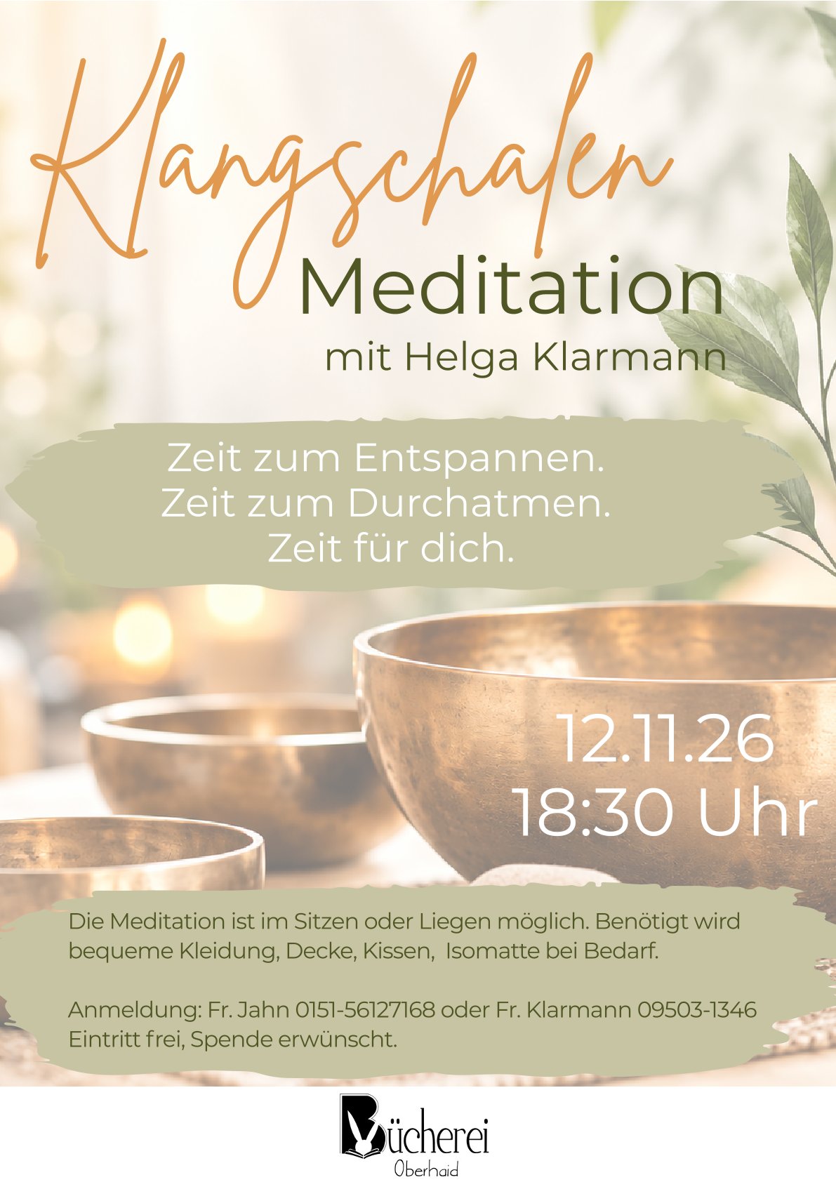 Klangschalen Meditation 12.11.26